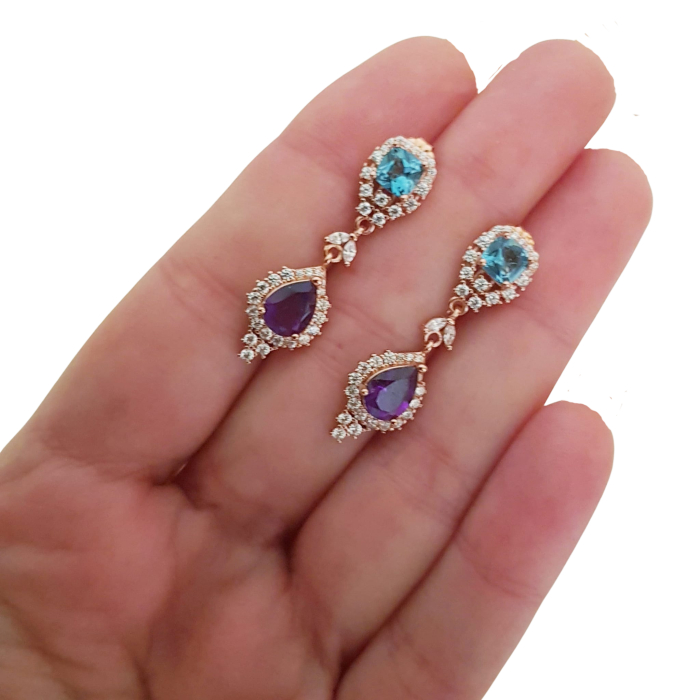 Cercei argint semipretioase [4]