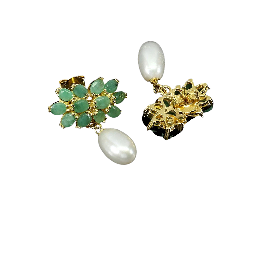 Cercei argint smarald [2]