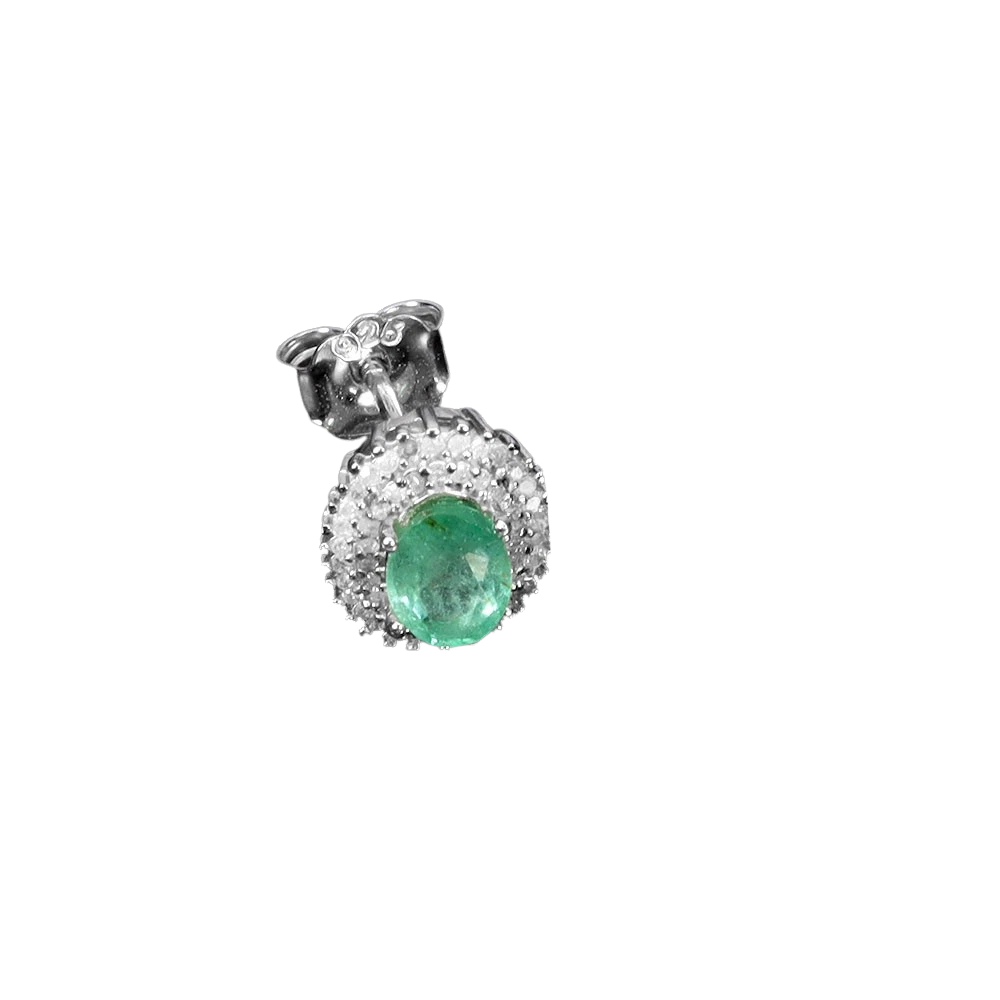 Cercei argint smarald [2]