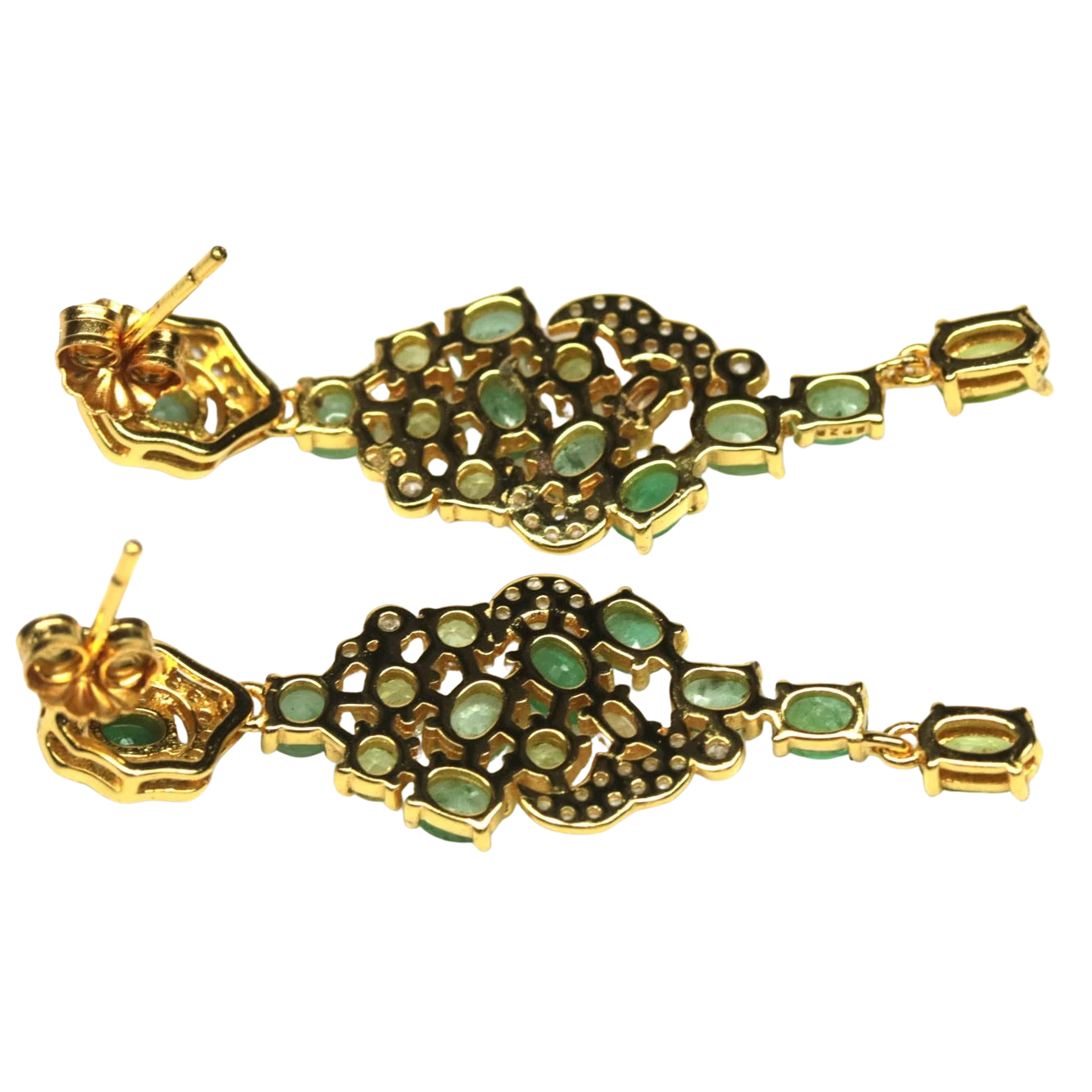 Cercei argint smarald [2]