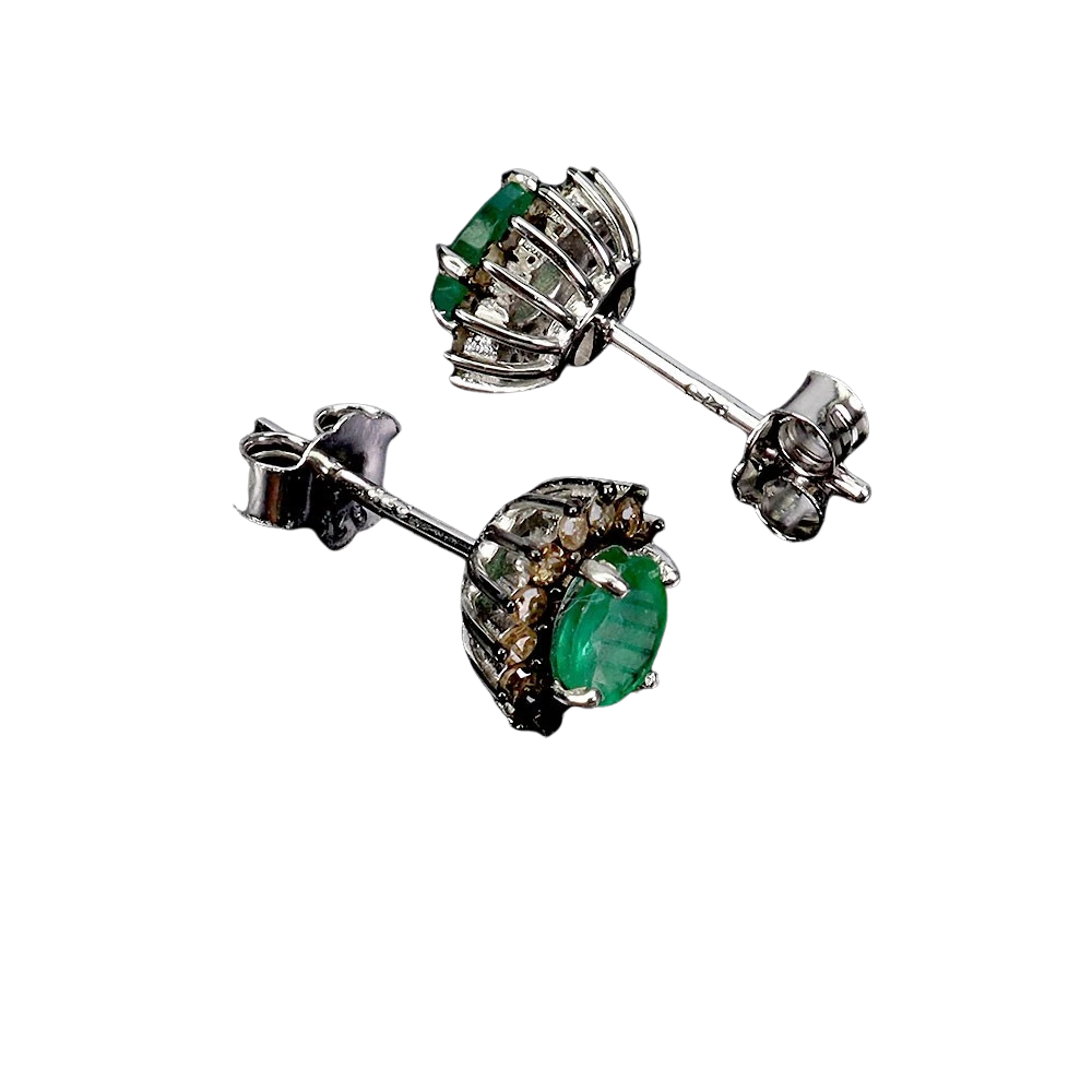 Cercei argint smarald [2]