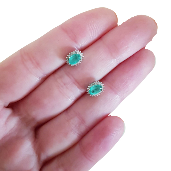 Cercei argint smarald [3]