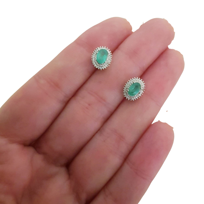 Cercei argint smarald [3]