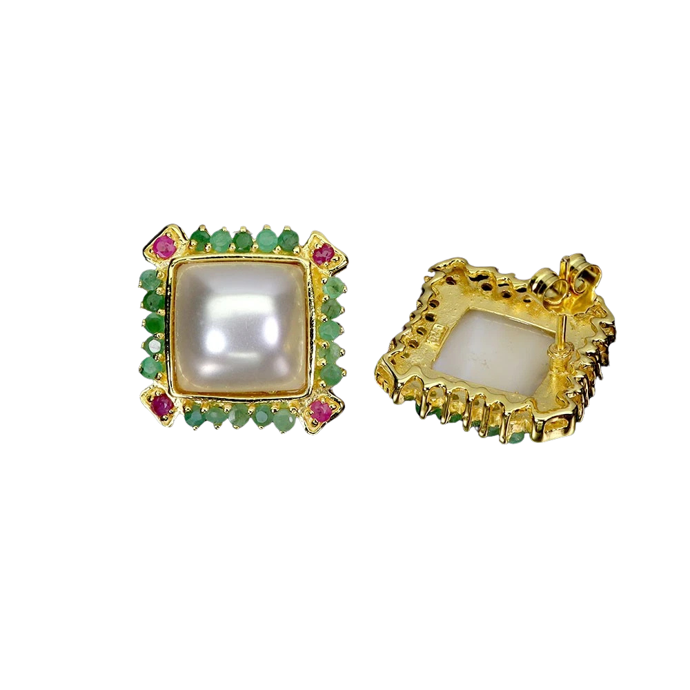 Cercei argint smarald [2]