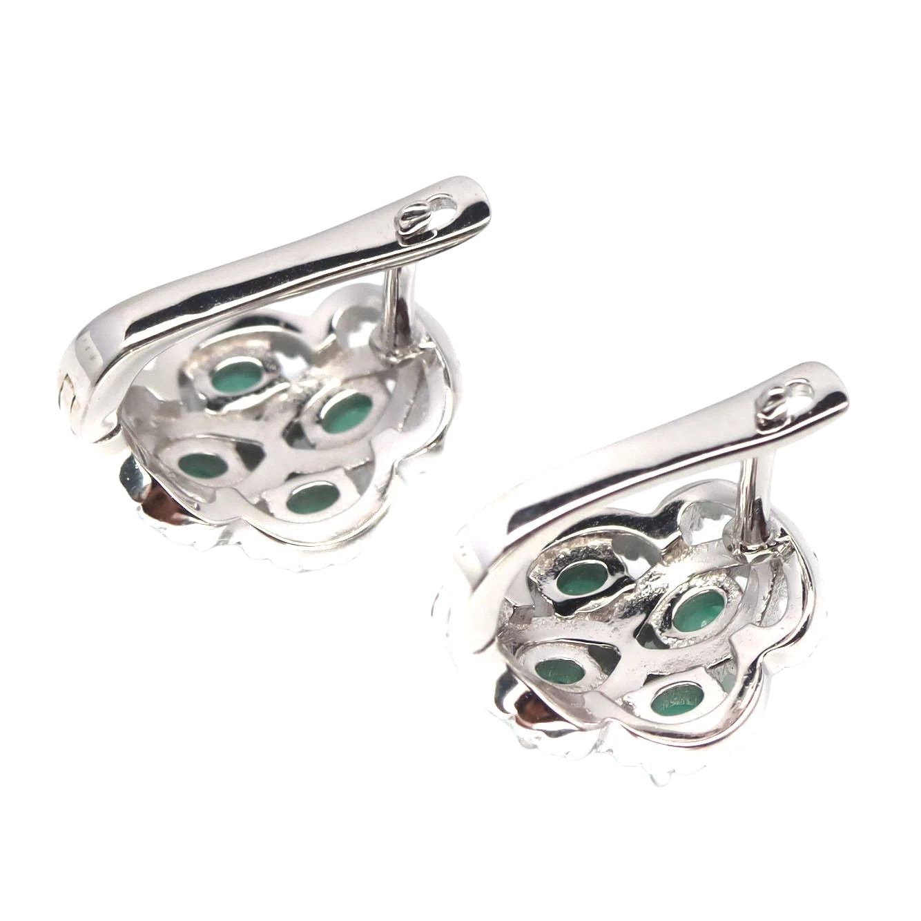 Cercei argint smarald [2]