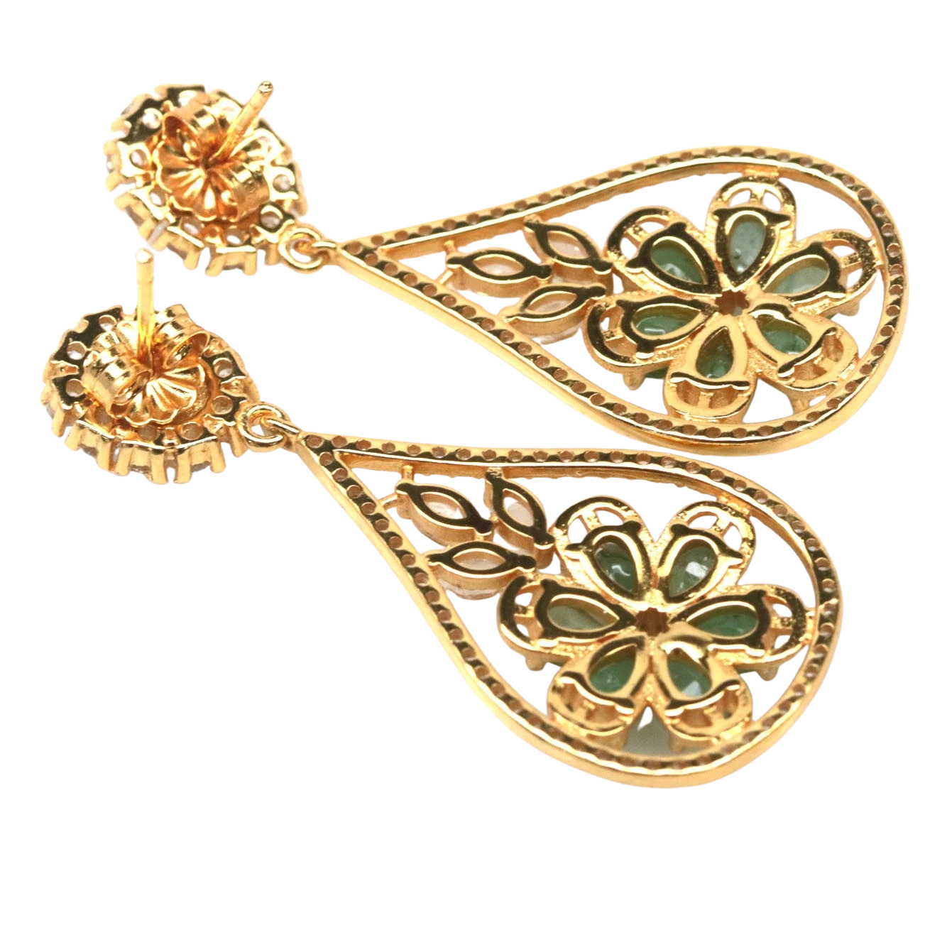 Cercei argint smarald [3]