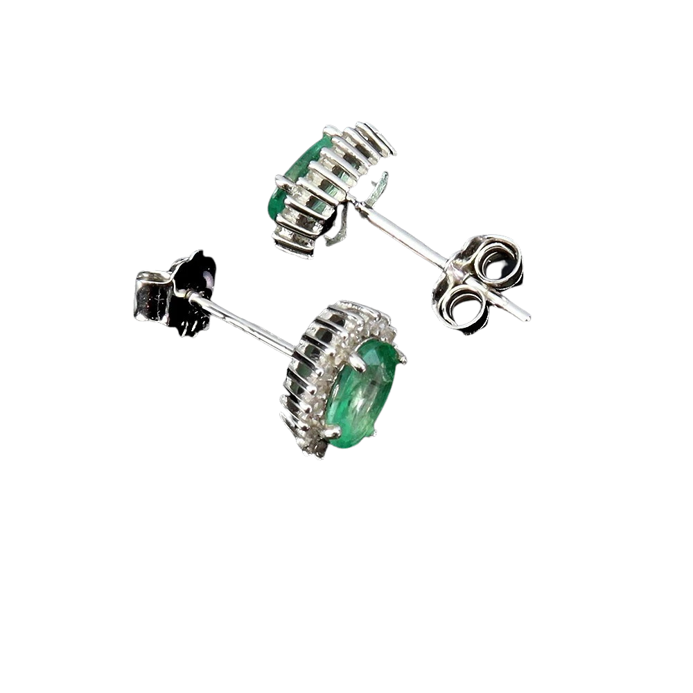 Cercei argint smarald [2]