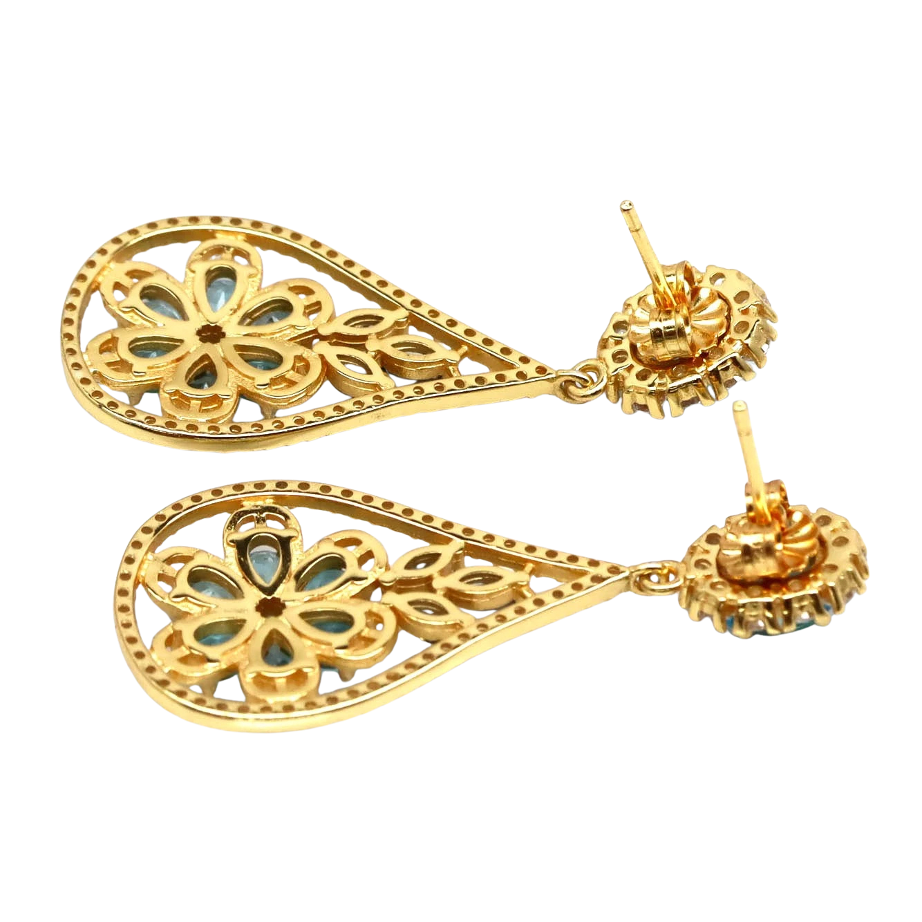 Cercei argint tanzanit [2]