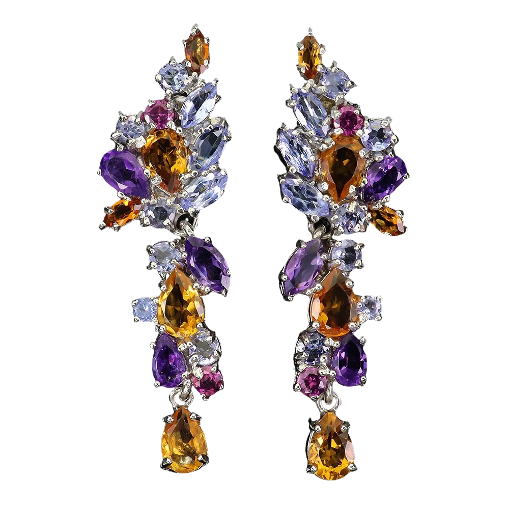 Cercei argint tanzanit [1]