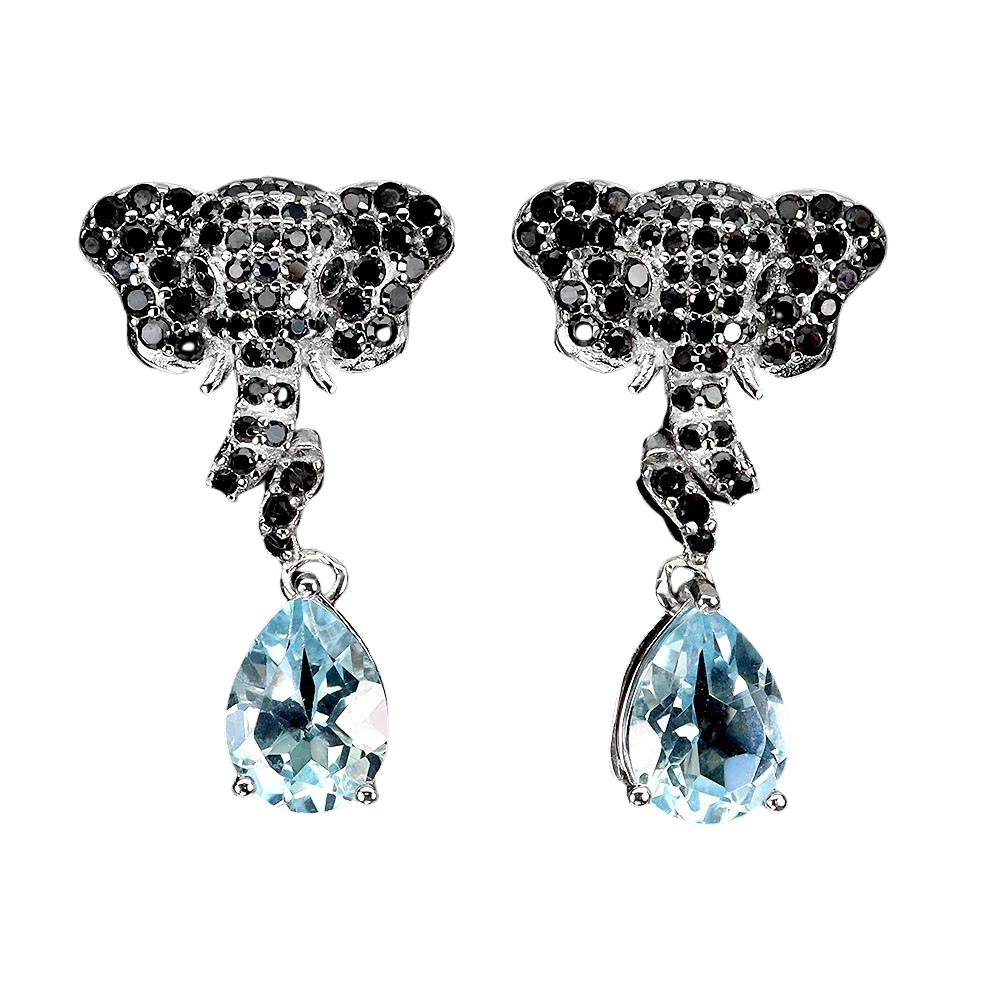 Cercei argint topaz [1]