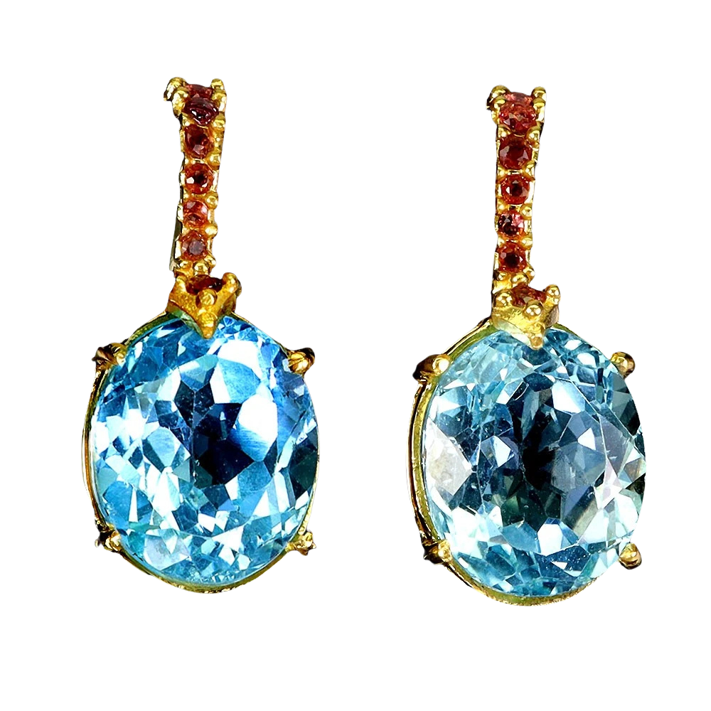 Cercei argint topaz [1]