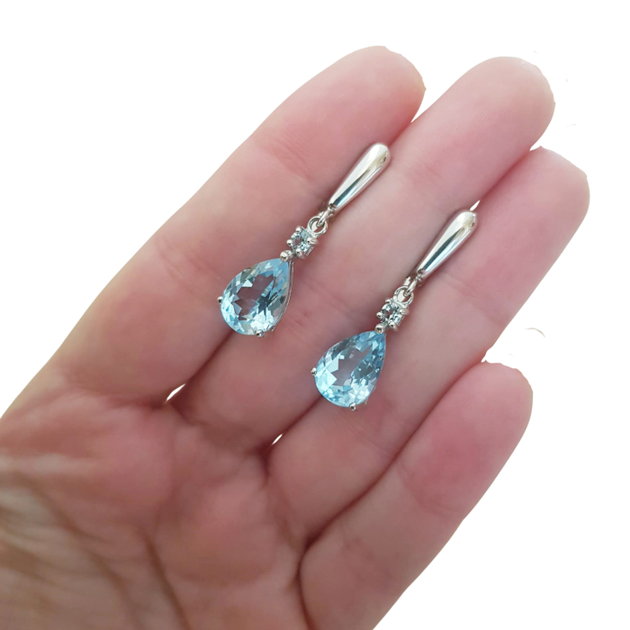 Cercei argint topaz [3]