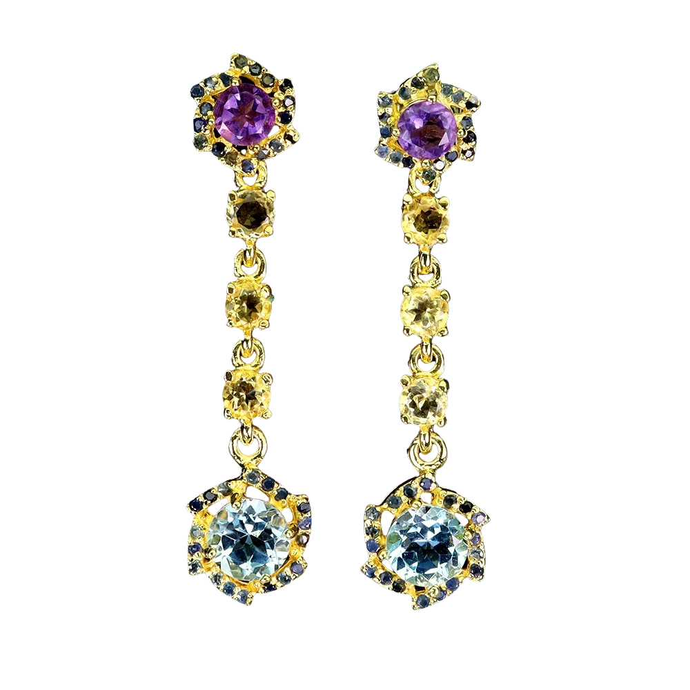 Cercei argint topaz [1]