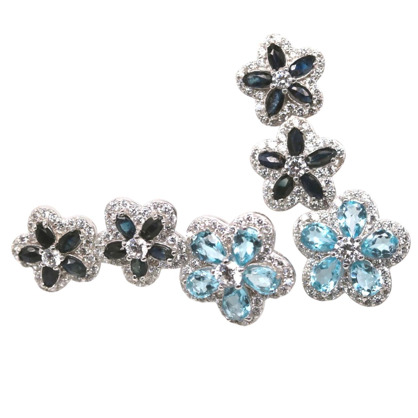 Cercei argint topaz [2]