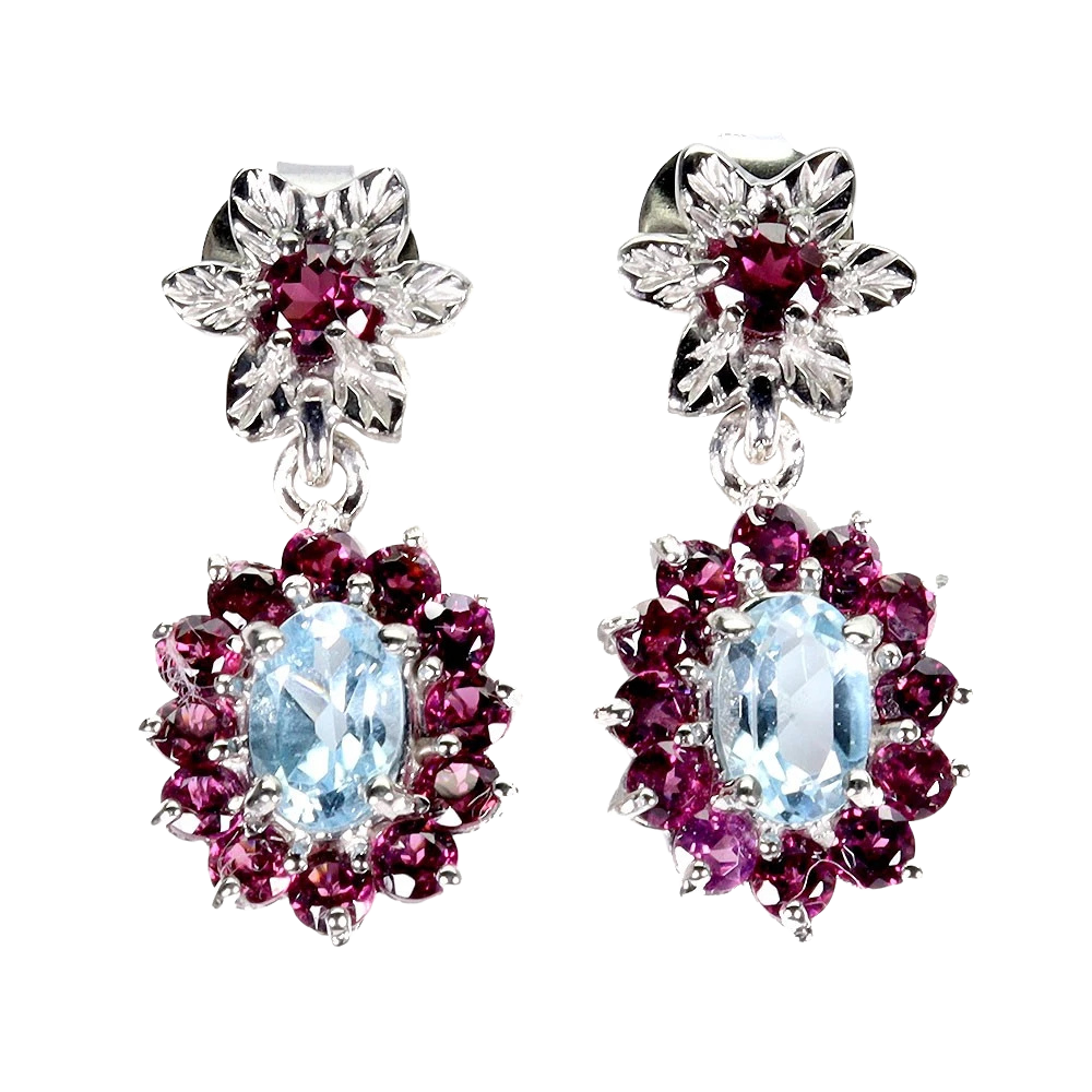 Cercei argint topaz [1]