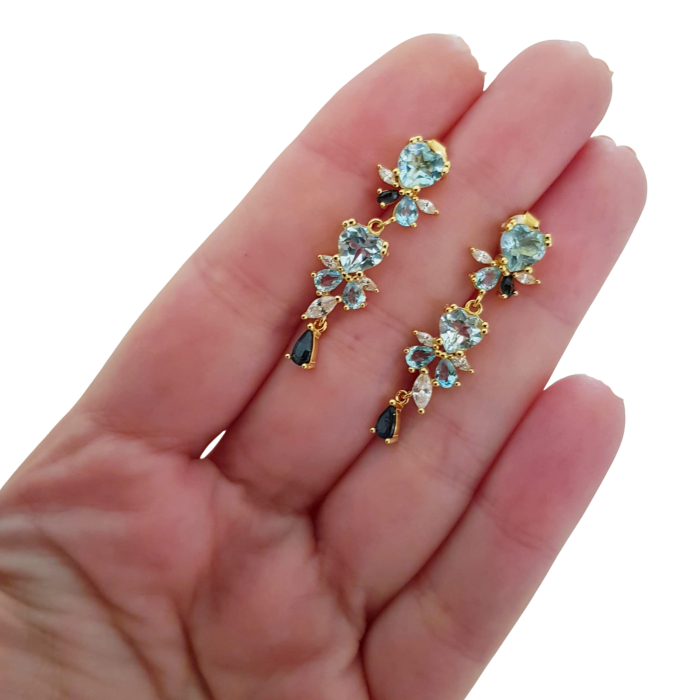 Cercei argint topaz [4]