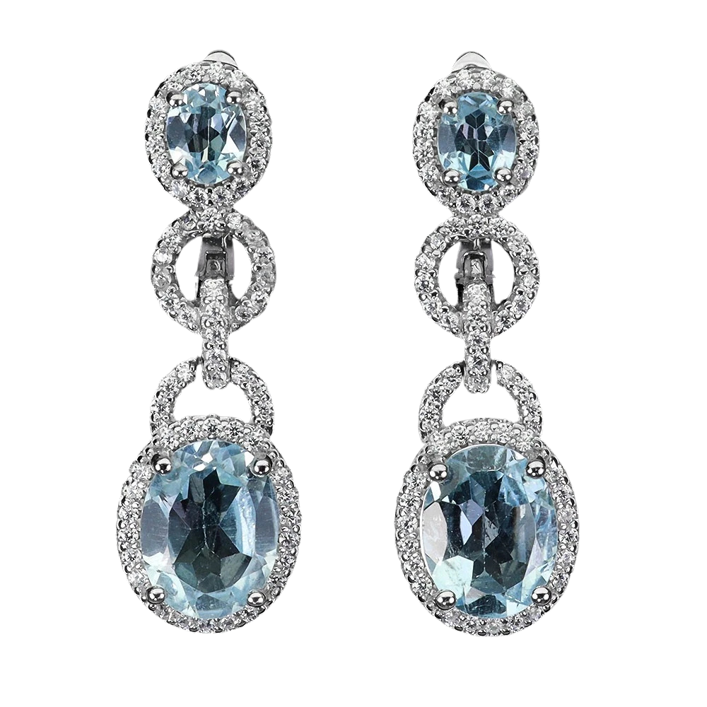 Cercei argint topaz [1]