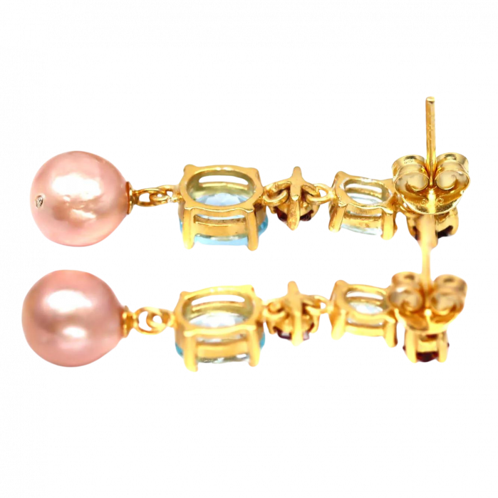 Cercei argint topaz [3]