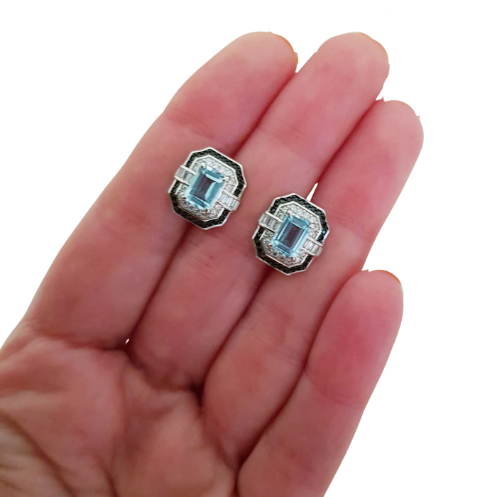 Cercei argint topaz [3]