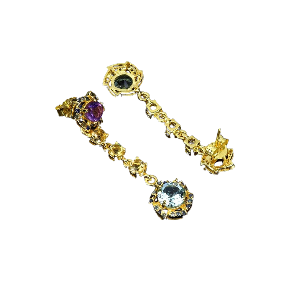 Cercei argint topaz [2]