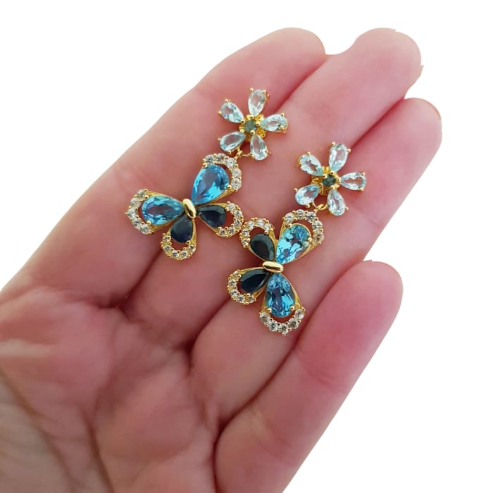 Cercei argint topaz [4]