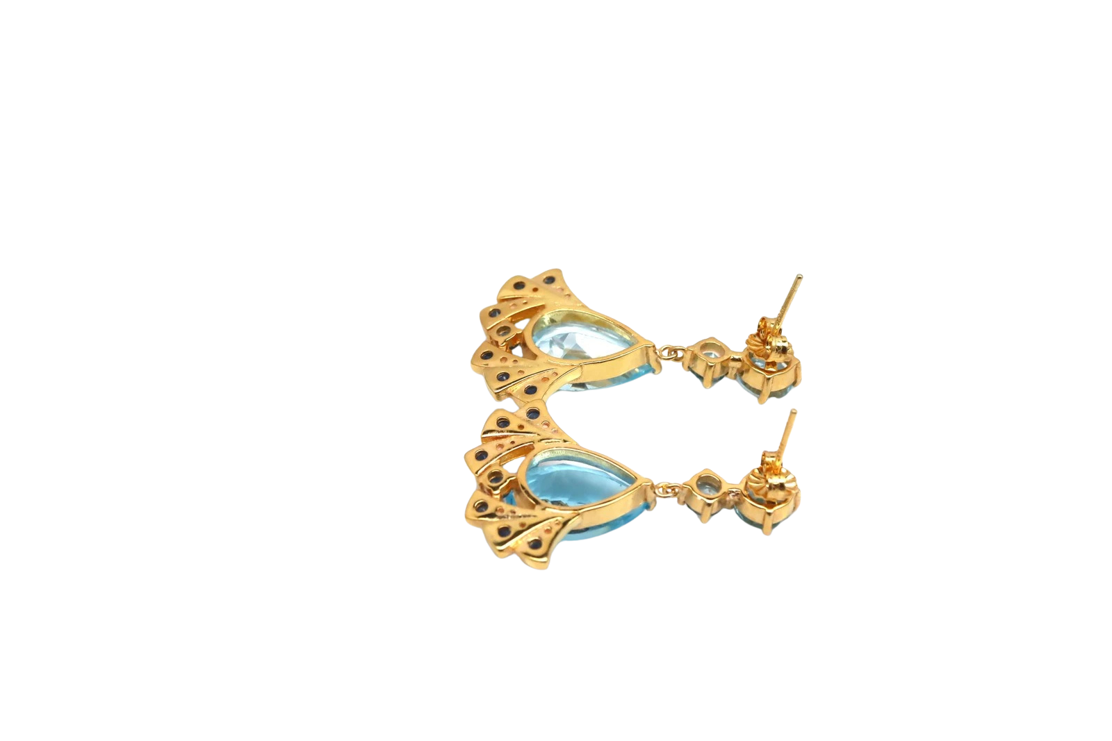 Cercei argint topaz [2]