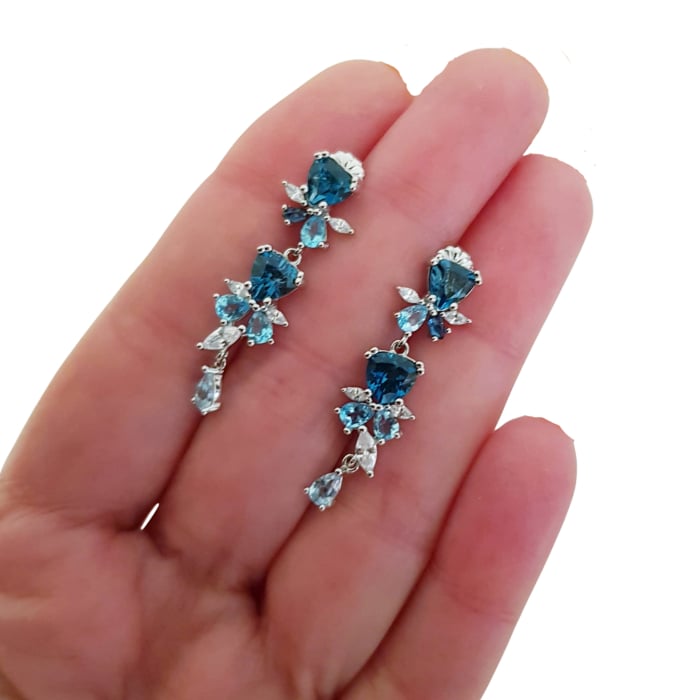 Cercei argint topaz london [3]