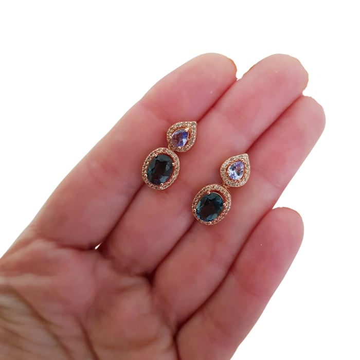 Cercei argint topaz london [3]