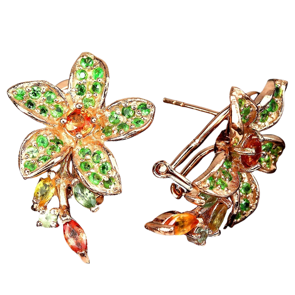 Cercei argint tsavorit [2]