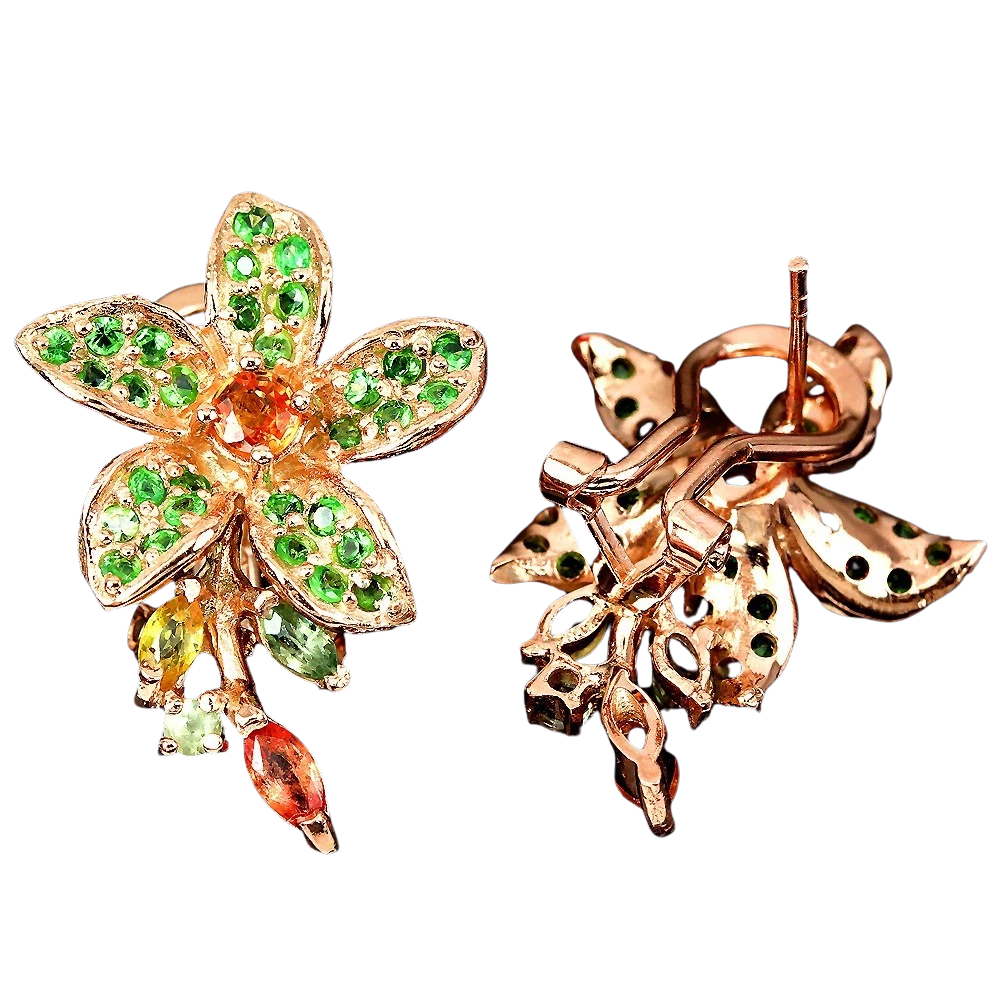 Cercei argint tsavorit [3]