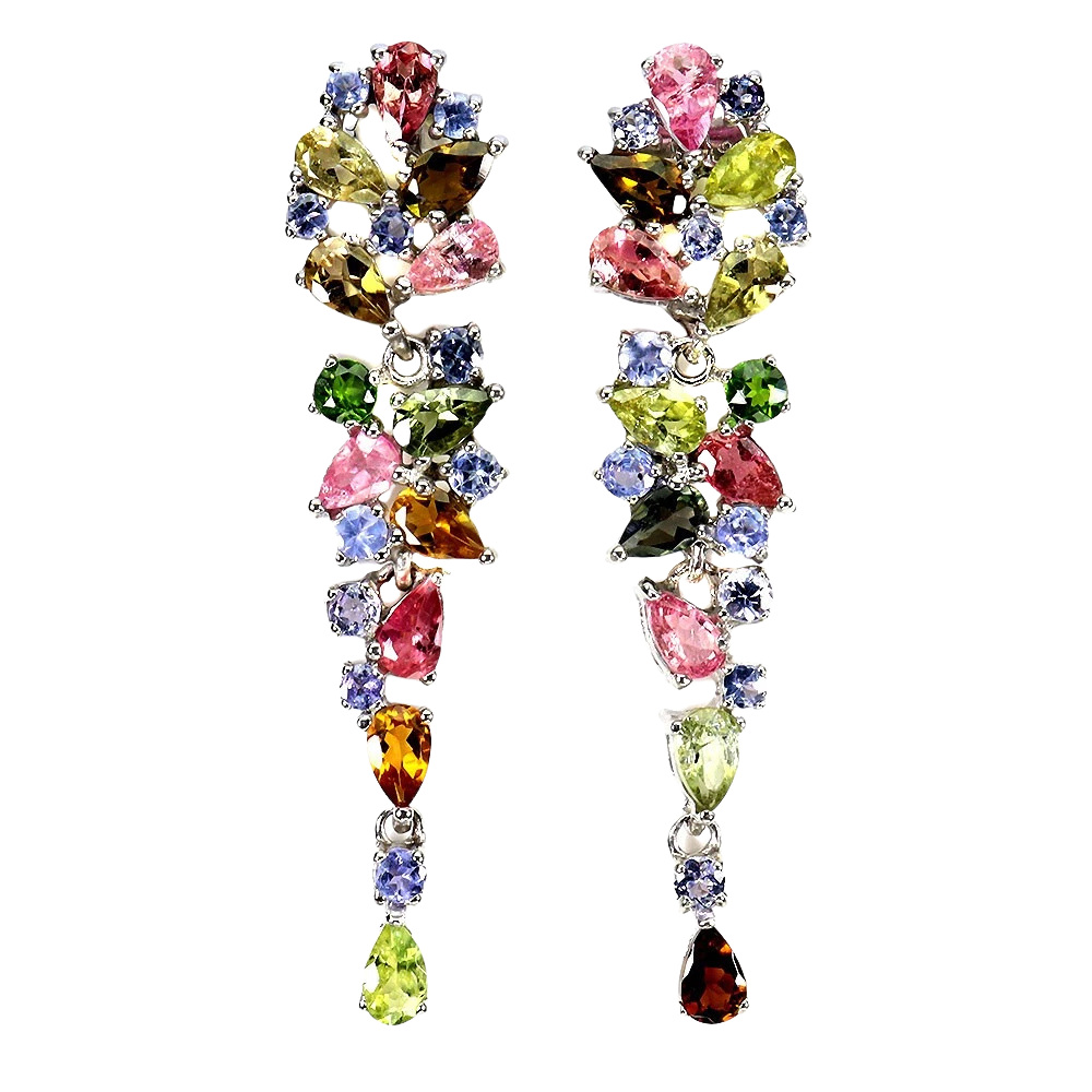 Cercei argint turmalina [1]