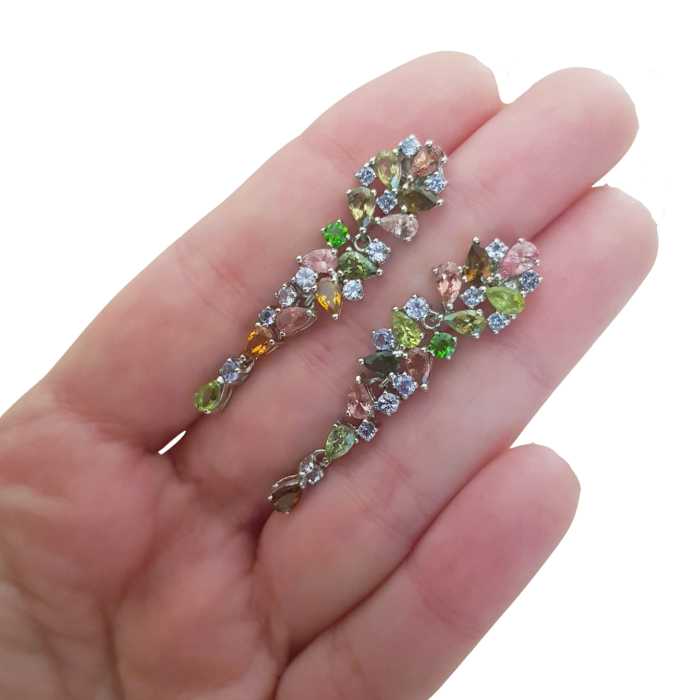 Cercei argint turmalina [3]