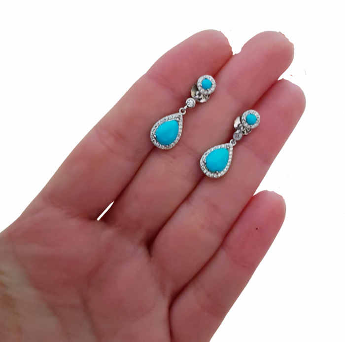 Cercei argint turquoise [3]