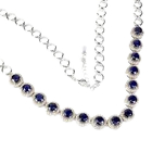 Colier argint safir [2]