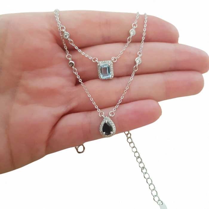Colier argint topaz [4]