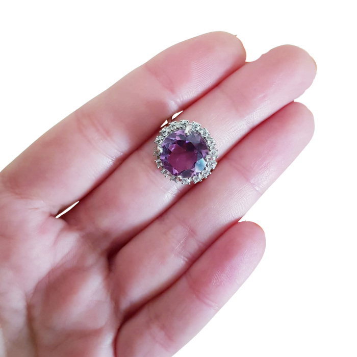 Inel argint ametist [5]