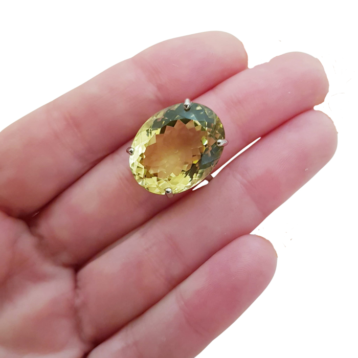 Inel argint cuart lemon [5]