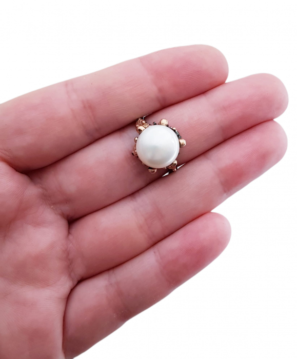 Inel argint perla [3]