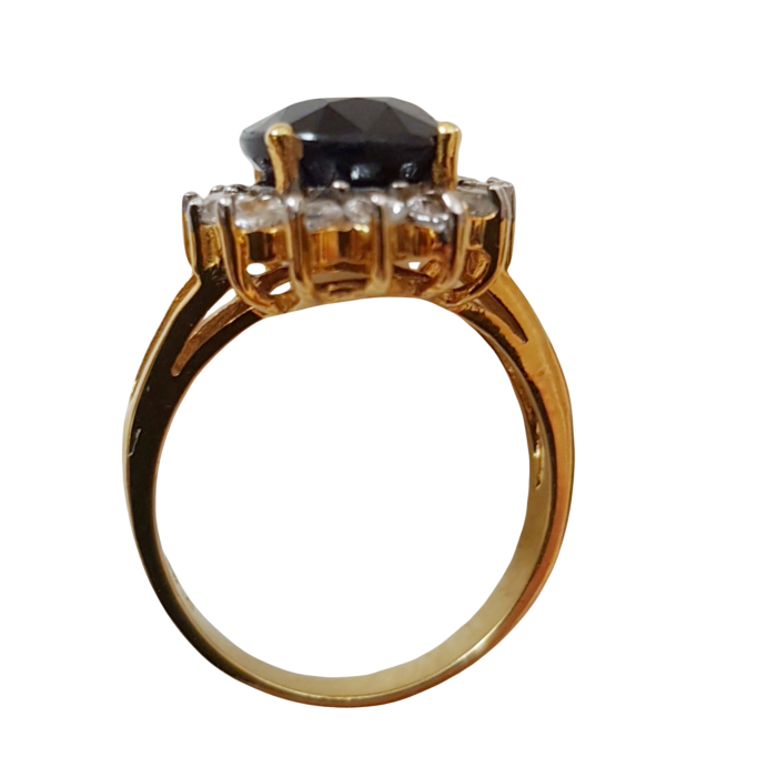 Inel argint safir [4]