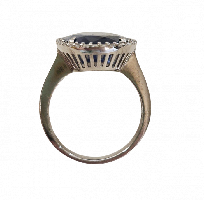 Inel argint safir [2]