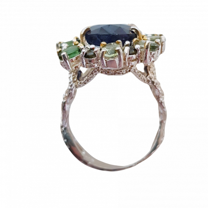 Inel argint safir [2]