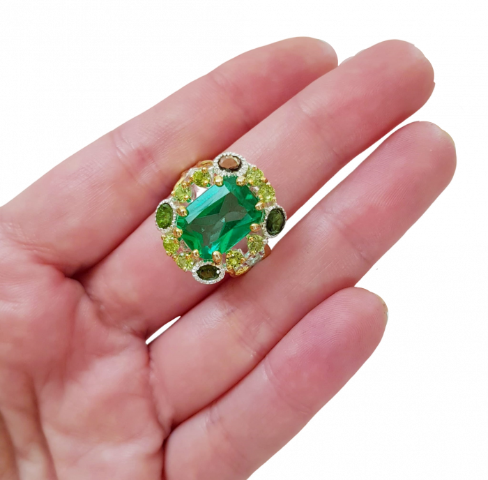 Inel argint topaz [3]