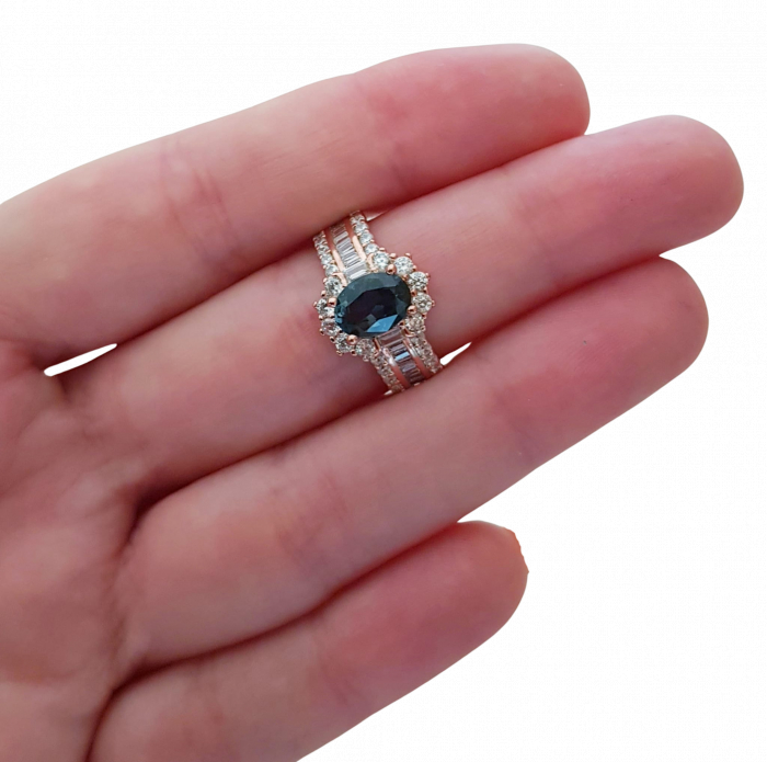 Inel argint topaz london [4]