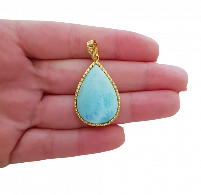 Pandantiv argint larimar [3]