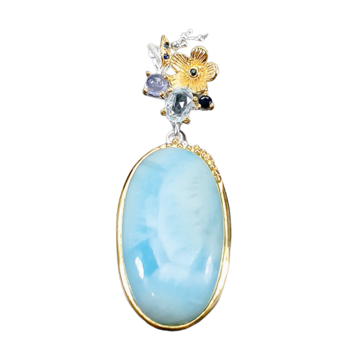 Pandantiv argint larimar [1]