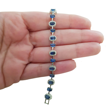 Bratara argint kyanit [3]