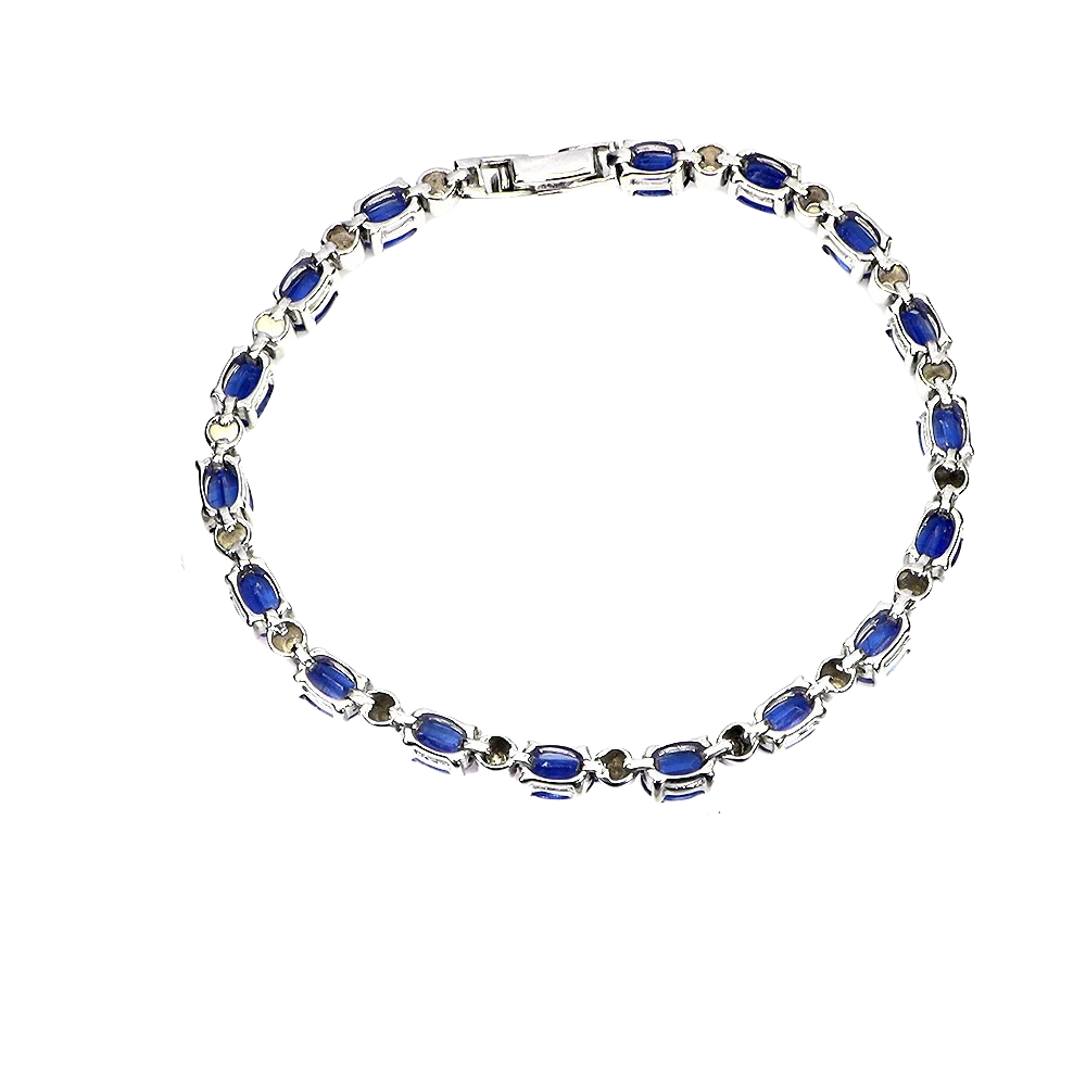 Bratara argint kyanit [2]