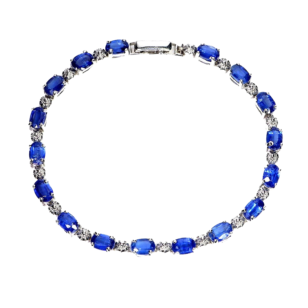 Brățări cu Pietre Semipretioase si Pietre Pretioase din Argint - Bratara argint kyanit