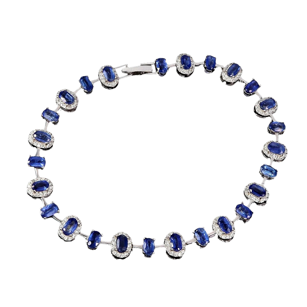 Brățări cu Pietre Semipretioase si Pietre Pretioase din Argint - Bratara argint kyanit