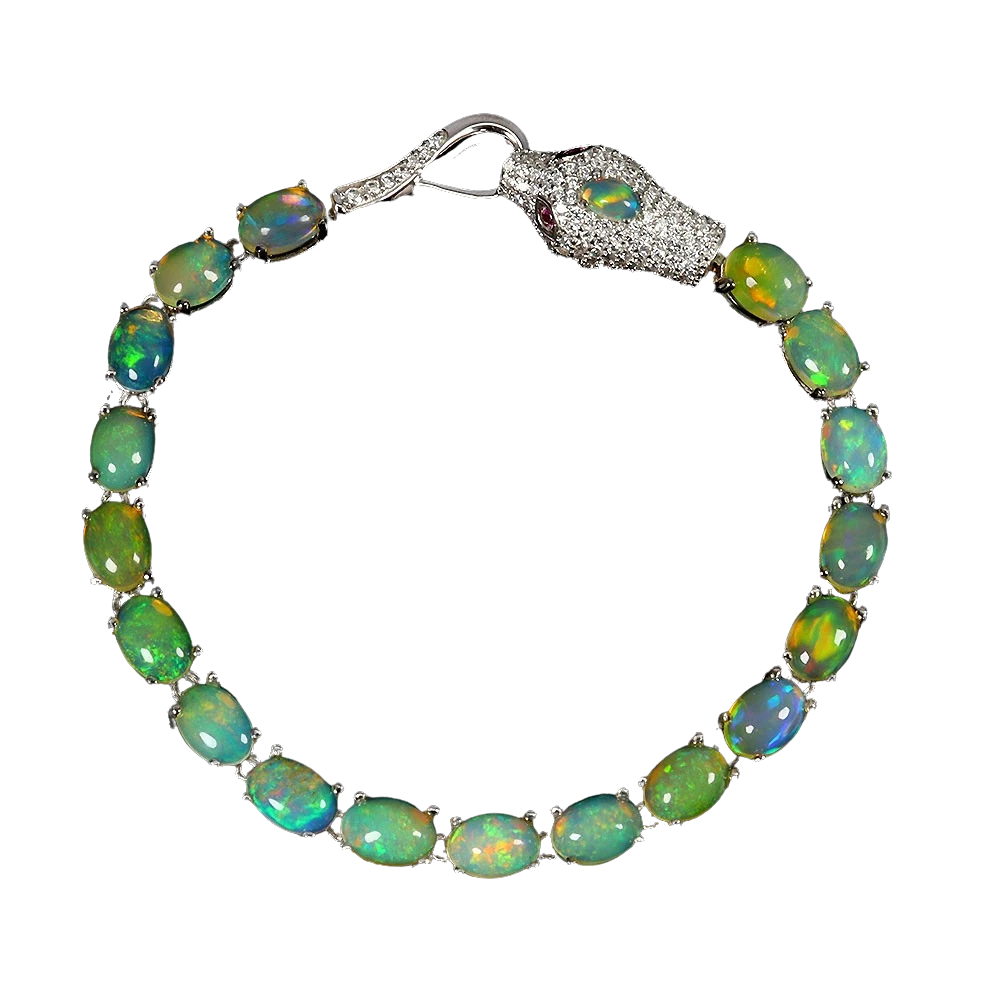 Opal - Bratara argint opal